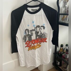 Stranger Things Raglan Baseball Tee